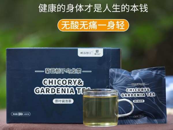 怒江农特产品菊苣栀子乌龙茶直供